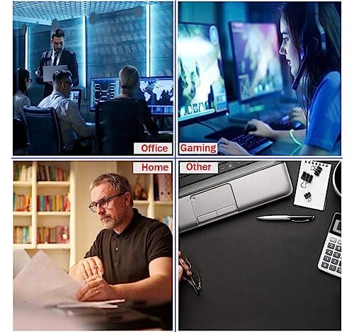 HUOCAIREN Anime Lavender Desk Mat, Cute Mousepad, Kawaii Landscape Japan Deskmat Mat, Green Purple Blue XL Large XXL Gaming Keyboard Mouse Pad 7