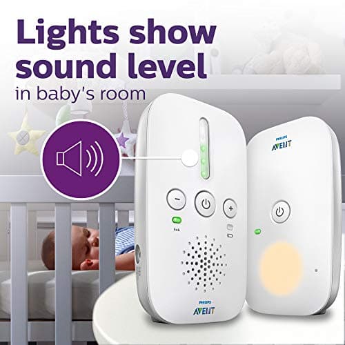 Philips AVENT Audio Baby Monitor DECT, White, SCD502/10 5