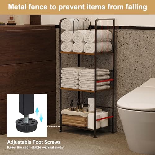 Towel Rack Free Standing 3-Tier M-Shaped Detachable Dividers, Durable Metal Towel Holder for Bathroom, Pool Towel Rack, Space-Saving Towel Storage Organizer, Modern Bath Towel Shelf Patent Pending 5