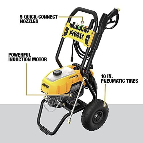 DEWALT Electric Pressure Washer, Cold Water, 2400-PSI, 1.1-GPM, Corded (DWPW2400) 9