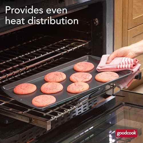 GoodCook Everyday Nonstick Steel Baking Sheet, 17 x 11-Inch, Gray 5