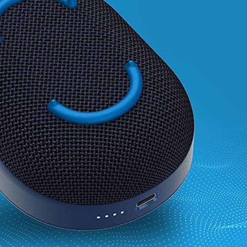 Skullcandy Kilo Wireless Bluetooth Speaker - IPX7 Waterproof Mini Bluetooth Speaker with 24 Hour Battery, Downward Firing Passive Radiator, and True Wireless Pairing - Perfect for Outdoor (Navy) 4