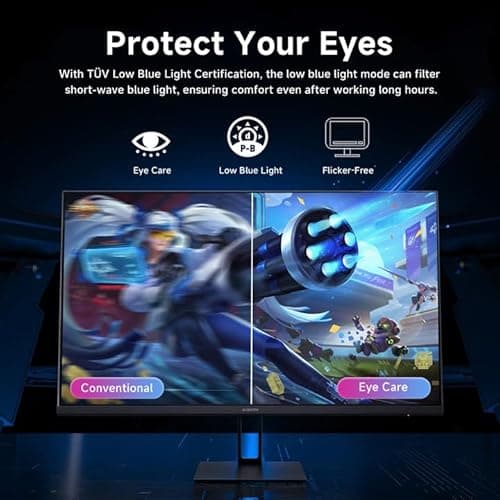 Xiaomi Gaming Monitor 27in 165Hz 1ms GTG 1920*1080 Fast IPS HDR10 FreeSync Premium Professional Calibration 99% sRGB 178° Wide Angle Tilt Adjustment TUV Low Blue Light Computer Screen Desktop Monitor 6
