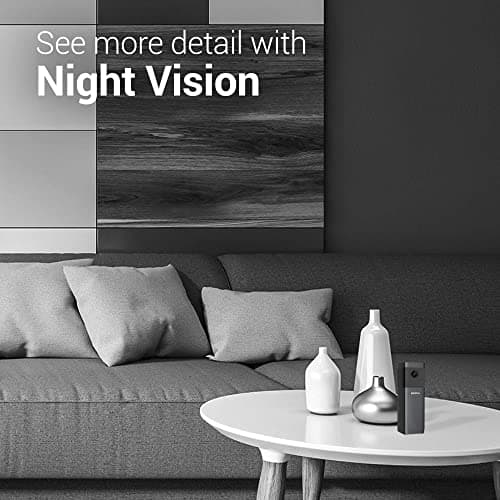 BOSMA X1 Lite Home Security Camera, Indoor Camera, Super Wide Angle, 360 Degree Rotation, 1080P HD Video, Night Vision, 2-Way Audio, Motion & Sound Detection, 90dB Siren - Black 6