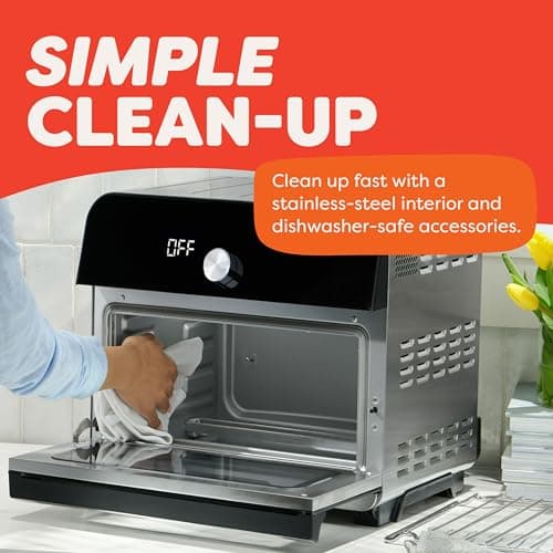 Instant Pot Omni Plus 19QT/18L Toaster Oven Air Fryer, 10-in-1 Functions, Fits 12" Pizza, Crisp, Broil, Bake, Roast, Toast, Warm, Convection, 100+ In-App Recipes, from the Makers of Instant Pot, Black 6