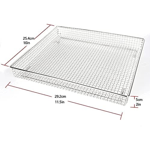 Air Fryer Basket, Compatible with Cuisinart TOA-60 Series/TOA-65 Air Fryer. Made with 304 Food-Grade Stainless Steel Wire Rack for Cooking and Baking in a Convection Toaster Oven 4
