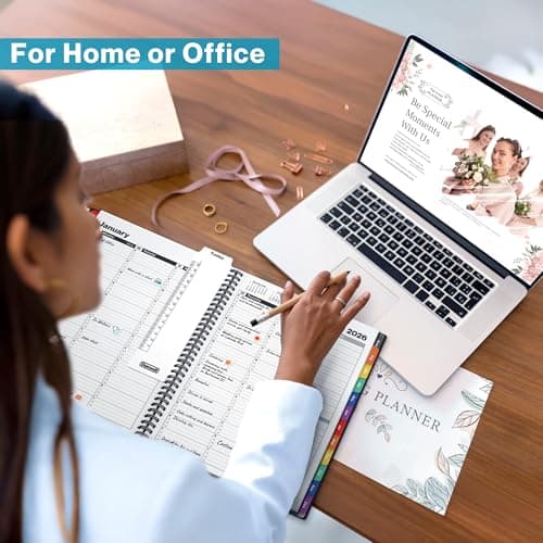 Dunwell 2026 Daily Planner, 8.5x11 Appointment Book with 15-Minute Schedule, Colorful Tabs, Lay-Flat Design, Thick No-Bleed Pages 9