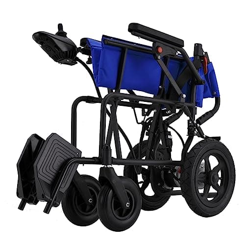 Rubicon DX02- Lightweight (Only 40lbs) Foldable Electric Wheelchair for Seniors - 12 mi Long Cruise Range with 500W Powerful Motor - Airline Approved with Detachable Battery (Model2) 8