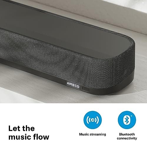 Sennheiser AMBEO Soundbar Mini - Immersive 3D Audio for TV, Movies, and Music - Compact Device with Powerful Adaptive Features, Multiple Connectivity and Intuitive Usage 10