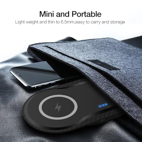 30Watt Dual Wireless Charging Pad for Multiple Devices, Dual 15W Charging Pad for iPhone 16/15/14/13/12/11/X,for Samsung Galaxy S25/S24/S23/S22/S21/S20/S10, and More. with USB-C Cable 7