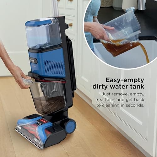 Shark CarpetXpert Upright Carpet & Area Rug Cleaner, Perfect for Pets, Lightweight & Powerful, Dirt, Grime, & Odor Removal, Carpet Shampooer, Cleaning Solution, Blue, EX121BRN 6