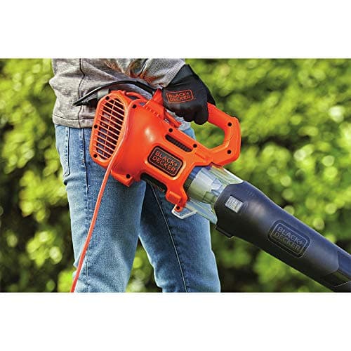 BLACK + DECKER Electric Leaf Blower, Hand Held Blowers for Lawn Care, Up to 450 CFM and 140 MPH Power, Axial, Lightweight, Corded (BEBL750) 6