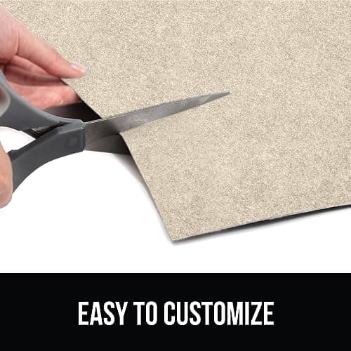 GORILLA GRIP LeakGuard Non-Adhesive Under Sink Mat for Kitchen Cabinet, Waterproof Quick Dry Shelf Liner, Durable Absorbent Felt Mats for Bathroom Sinks, Cabinets, Dresser, Easy to Trim, 24x30 Beige 5