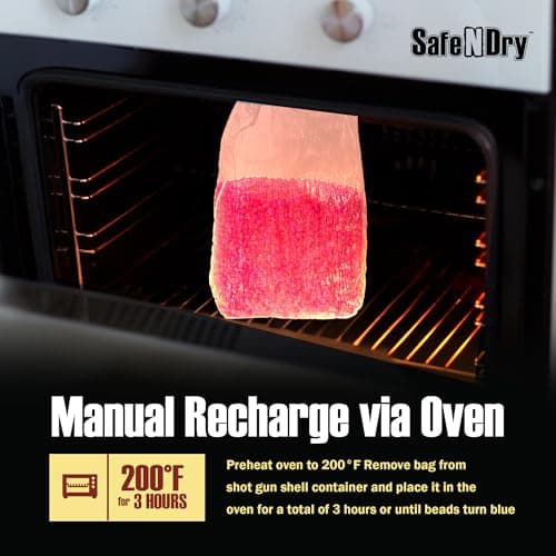 SafeNDry XL Gun Safe Dehumidifier - Portable Moisture Absorber, Prevents Corrosion, 450g Reusable Indicating Silica Gel Desiccant Canister for 60 Cubic Feet 7