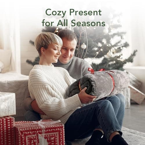 Sivio Weighted Blanket for Adult, 15 lbs Sherpa Heavy Blanket with Soft Flannel Reversible, Queen Size, Extra Warm Cozy Fluffy Weighted Blanket, 60x80 Inches Dual Sided Grey 6