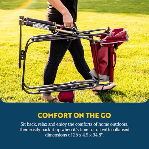 GCI Outdoor Freestyle Rocker Outdoor Rocking Chair with Beverage Holder 5