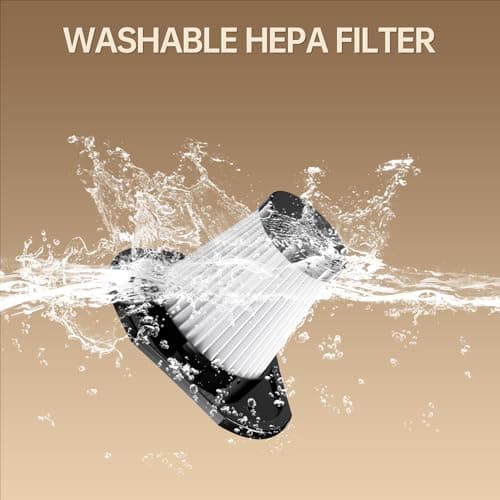 Handheld Vacuum Cordless, Rechargeable 8000PA, Car Vacuum Portable Cordless, Hand Vacuum Rechargeable, 3 in 1, Lightweight, Hand Held Vacuum Cleaner for Car Home Office, Pet Hair 5