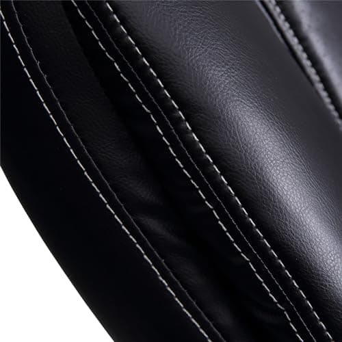 Alera ALE Maxxis Series Big and Tall Leather Chair, Black/Chrome 15