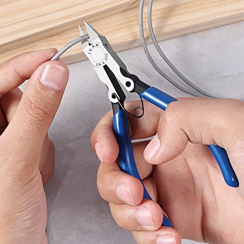 IGAN-330 Flush Cutters, Precision Wire Cutter, Flush Pliers, Wire Snips, Electrical Cutters, Sprue, Side & Small Wire Nippers, Diagonal Cut Snips, Ideal for Electronics & Precision Cutting Needs 6