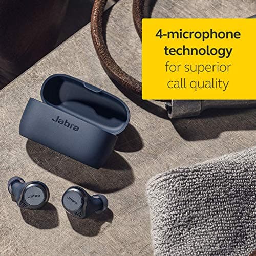 Jabra Elite Active 75t True Wireless Bluetooth, Navy – Earbuds for Running and Sport, Charging Case Included, 24 Hour Battery, Active Noise Cancelling Earbuds 8