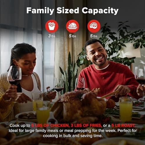 Nuwave PFAS-Free Steam Oven & Air Fryer, All-in-One Convection Cooker with Precision Steam Control, Toast, Air Fry, Sous Vide, Steam & More, Juicier Meats, 120 Presets, 50–450°F, Stainless Steel 9