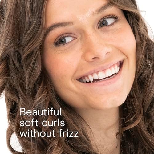 Conair Double Ceramic 1-Inch Long Barrel Curling Iron, 1-Inch Barrel Creates Classic Curls to Loose Waves, Hair Curler for Use on Short, Medium, & Long Hair, White/Rose Gold 7