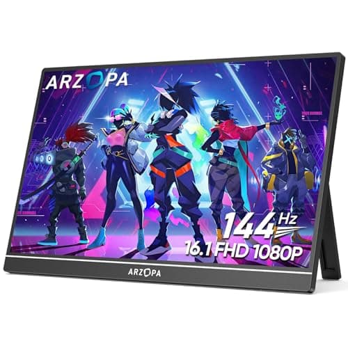 16.1" Portable Gaming Monitor by Arzopa with 144Hz Refresh Rate