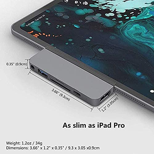 HyperDrive HD319B-GRAY Docking Station - for Tablet - 60 W - USB Type C - 3 x USB Ports - Type-C - HDMI - Audio Line in - Audio Line Out - Wired 9