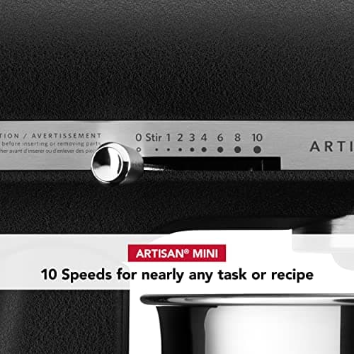 KitchenAid Artisan Mini 3.5 Quart Tilt-Head Stand Mixer - KSM3316X - Cast Iron Black 5