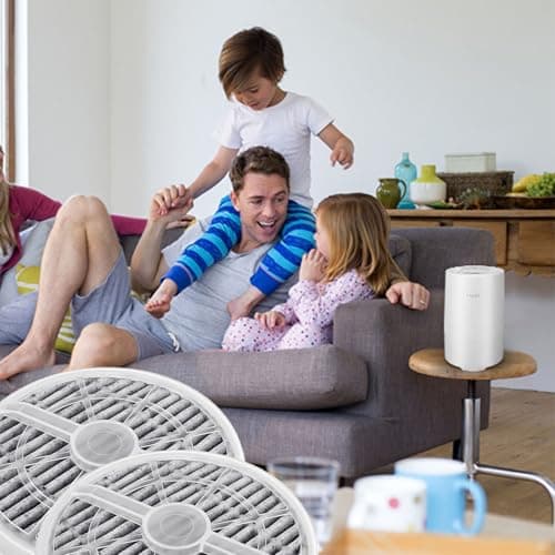 5 Pack True HEPA Filter Replacement for Frida Baby Air Purifier 3 in 1, RIGOGLIOSO Air Purifier GL2103 and SY900S, JINPUS GL-2103, LTLKY 900S, MELEDEN 6
