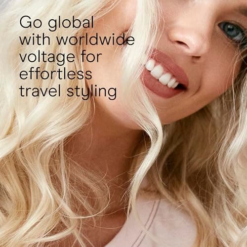 Conair Double Ceramic 1 ¼-Inch Curling Iron, 1 ¼-Inch Barrel Creates Loose Curls, Hair Curler for Use on Medium & Long Hair, White/Rose Gold 8