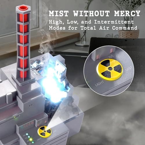 HOM Chernobyl Smart Diffuser & Humidifier – 250ML Ultrasonic Mist Machine with 7 LED Lights, App Control, Auto Shut-Off – Aromatherapy Essential Oil Diffuser for Home, Bedroom, etc. – Oil Not Included 8