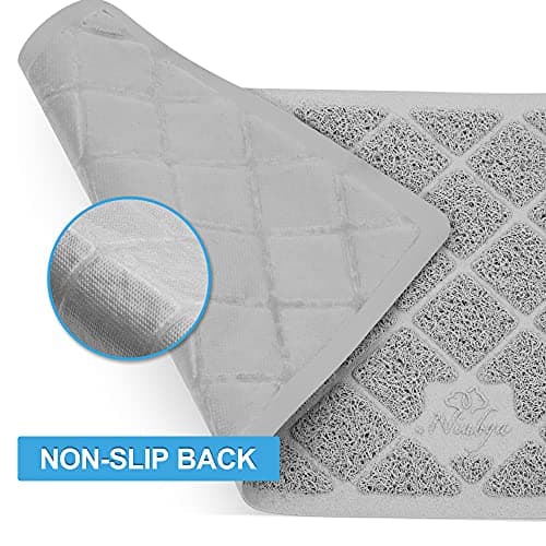 Niubya Premium Cat Litter Mat, Litter Box Mat with Non-Slip and Waterproof Backing, Litter Trapping Mat Soft on Kitty Paws and Easy to Clean, Cat Mat Traps Litter from Box 5