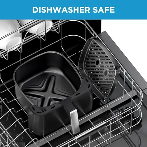 Midea Air Fryer 5.5QT, Rapid Air Technology, 9 Preset Menus, Quick and Easy Meals, 1 Minute Button and Favorite Function, 90% less oil, Easy to Clean, Varied Recipes 7