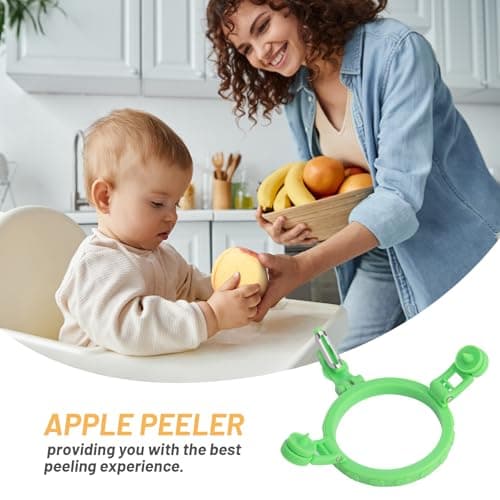 Handheld Apple Peeler for Apple Pear YORSEEK Manual Rotating Apple Pear Peeler Zester Kitchen Gadget Apple Peeling Hand Rotation Fruit Spiralizer Peeler Machine Gift Ideas 8