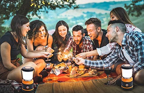 AYL LED Camping Lantern, Battery Powered LED 1800LM, 4 Camping Lights Modes, Perfect Lantern Flashlight for Hurricane, Emergency Light, Storm, Power Outages, Survival Kits, Hiking, Fishing, Tent, Home 7