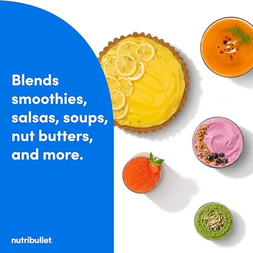 nutribullet® SmartSense Blender Combo, 1400W, 64oz Pitcher, 32oz & 24oz Cups, 5-Speed, Smoothies, Ice and Frozen Fruit, Nut Milk, Soup, Matte Black, NBF50700AK 11