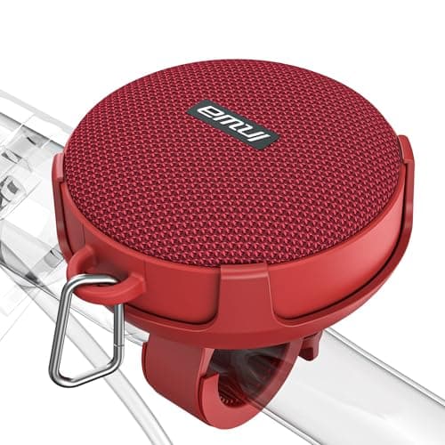 Inwa Bluetooth Speaker for Bike, Wireless Portable Shower Traveling Bike Speaker, Enhanced Bass, Built in Mic for Bicycle Riding, Sports, Pool, Beach, Hiking