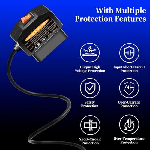 OBD2 dash cam power cable USB C ,OBD to Type-C Adapter Hardwire Kit with 24/7 Parking Mode, Low Voltage Protection (11.6V/23.4V) with 2 Modes Switch , Acc Detection, Plug and Play Continuous Recording 6