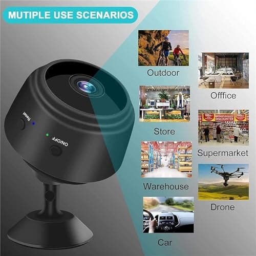 Accrue Spy Lens Cam, 2025 Upgrade Secret Scope Magnetic Mini Security Camera, 1080P HD Wireless Night Vision 7