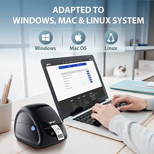 iDPRT Thermal Label Printer SP310 - Label Maker with Auto Label Detection, Support 1"-3.15" Print Width, Windows&Mac, Suitable for Barcode, Address, Filling and Storing for Home, Office&Small Business 6