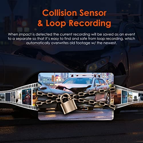 RexingUSA R4-4 Channel Dash Cam W/All Around 1080p Resolution, Wi-Fi, GPS, IR Night Vision, Parking Mode, Collision Detection, Type-C Port 8