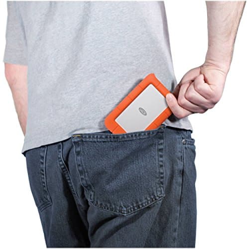 LaCie LAC301558 Rugged Mini USB 3.0 Portable External HD, Orange, 1TB 6