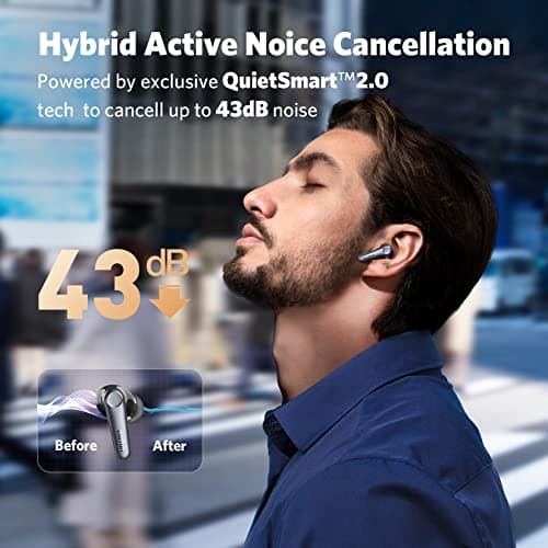 EarFun Free 2S Wireless Earbuds, Bluetooth Earbuds with Deep Bass Air Pro 3 Noise Cancelling Earbuds, Qualcomm® aptX™ Adaptive Sound, 6 Mics CVC 8.0 ENC, Bluetooth 5.3 Earbuds 6