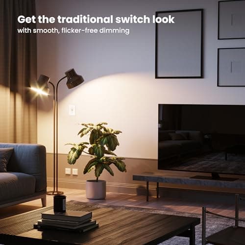 Feit Electric Toggle Dimmer with Light Switch for Dimmable LED Light Bulbs, Single Pole or 3-Way, Wall Plate and Wire Nut Installation Included, DIM/Toggle/2, 2 Pack 8