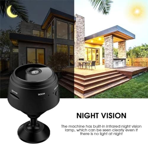 Magnetic Mini Security Camera 2024 Upgraded, Security Camera 120 Days Standby Battery Life, Mini 1080p HD Wireless Magnetic Security Camera, House Camera with Motion Detection Night Vision (5pcs) 7