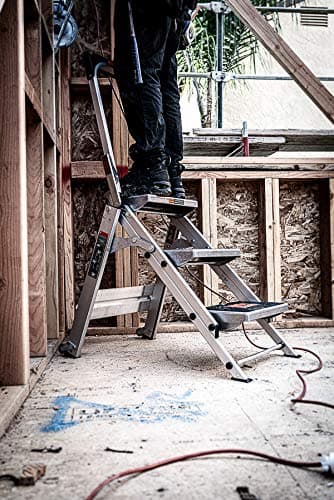 Little Giant Ladders, Safety Step, 3-Step, 3 Foot, Step Stool, Aluminum, Type 1A, 300 lbs Weight Rating, (10310BA) 5