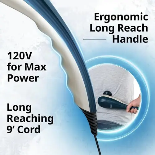 Wahl Deep Tissue Corded Long Handle Percussion Massager, Handheld Therapy with Variable Intensity to Relieve Pain in The Back, Neck, Shoulders, Muscles, & Legs, FSA Eligible, Model 4290-300 8