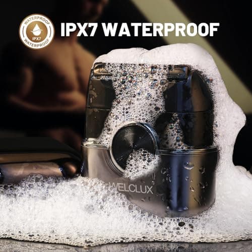 Electric Foil Shavers for Men: Foil Shaver for Men with 2 Gears Adjustable - Mini Electric Razor with Big LED Display & 4 Floating Blades - Face Shaver with IPX7 Waterproof, Valentine's Day Gifts 6