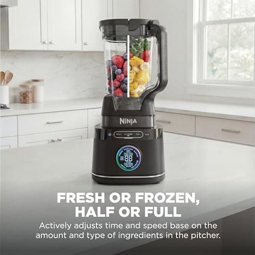 Ninja Kitchen System | All-in-One Food Processor & Blender | With 8-Cup Bowl & (1) 24 oz. To-Go Cup | For Smoothies, Cookie Dough, Salsas, Cole Slaw & More | 1800 Watt | Black | TB401 7